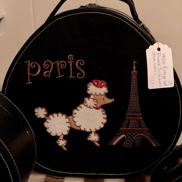 SOLD 1950’s Vintage Suitcase Set SOLD - Picture 2 of 11